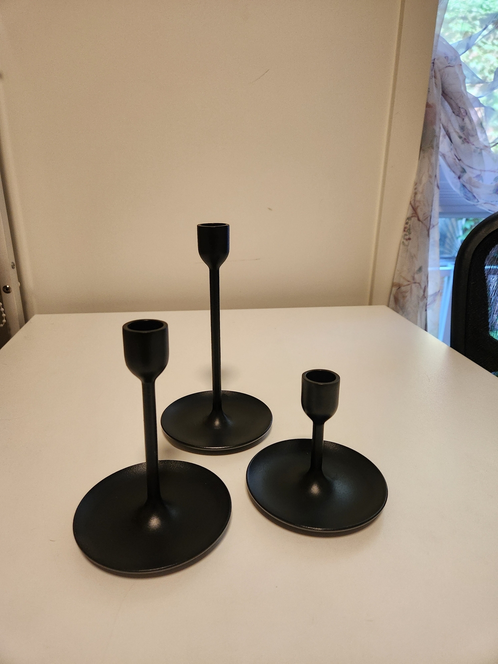 🕯 FULLTALIG
Candlestick / Chandeliers : set of 3, black